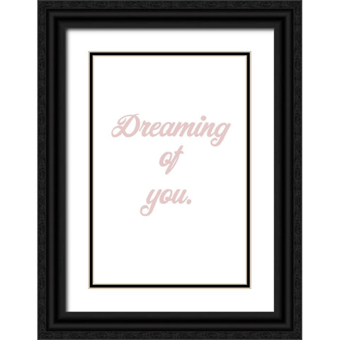 Dreaming of you Black Ornate Wood Framed Art Print with Double Matting by 1x Studio II