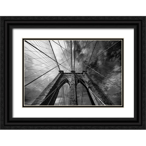 Brooklin Black Ornate Wood Framed Art Print with Double Matting by Tagliarino, Marco