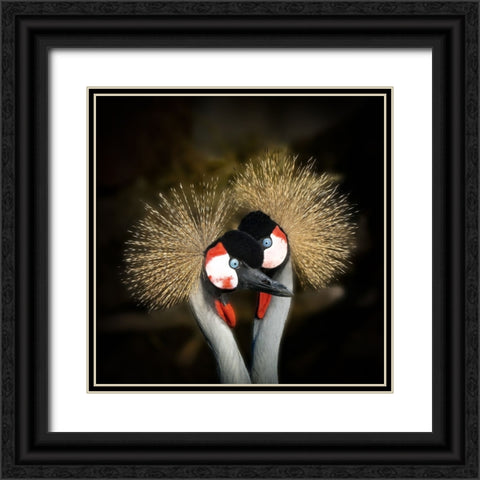 Makeup Black Ornate Wood Framed Art Print with Double Matting by Romaggi, Michel