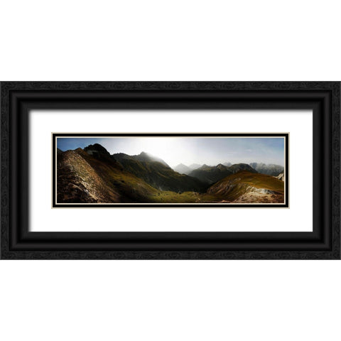 Nationalpark Schweiz Black Ornate Wood Framed Art Print with Double Matting by Schumacher, Nicolas