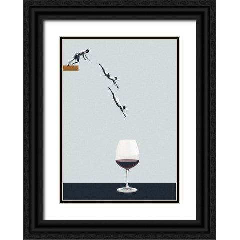 Your best friends forget you get old Black Ornate Wood Framed Art Print with Double Matting by Leon, Maarten