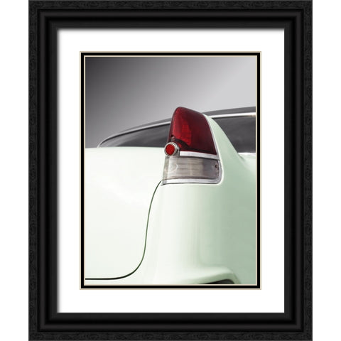 Us Classic Car 1955 Series 62 Coupe Black Ornate Wood Framed Art Print with Double Matting by Gube, Beate