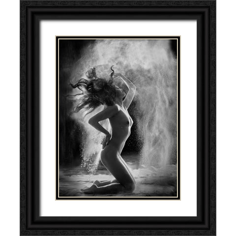Flour Power Black Ornate Wood Framed Art Print with Double Matting by Finighan, Brennan