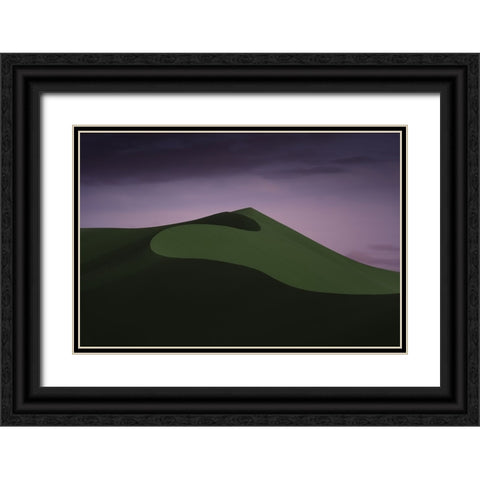 Untitled Black Ornate Wood Framed Art Print with Double Matting by Guan, Xiaopeng