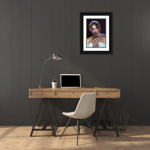my art Black Ornate Wood Framed Art Print with Double Matting by Amar, Yoni