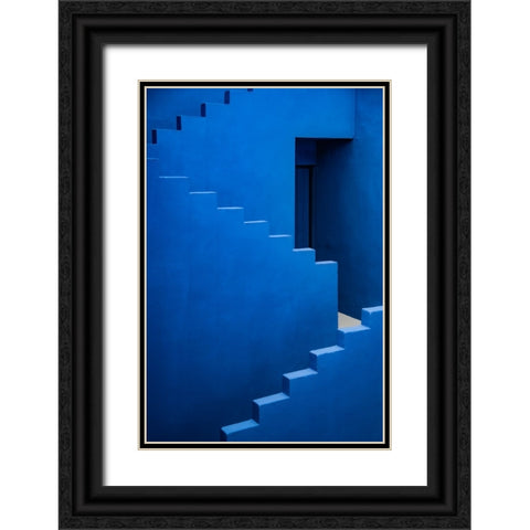 Muralla Roja #11 Black Ornate Wood Framed Art Print with Double Matting by Wride, Linda