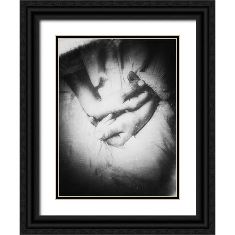 Like a story that never ends Black Ornate Wood Framed Art Print with Double Matting by Margau, Delphine