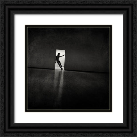 Untitled Black Ornate Wood Framed Art Print with Double Matting by Vasiliev-Apostol, Yaroslav
