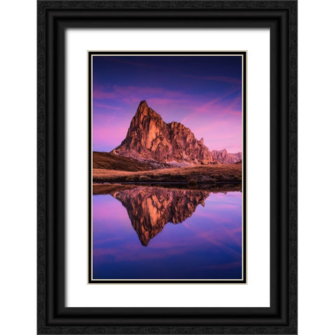 Morning light Black Ornate Wood Framed Art Print with Double Matting by Ilkovic, David