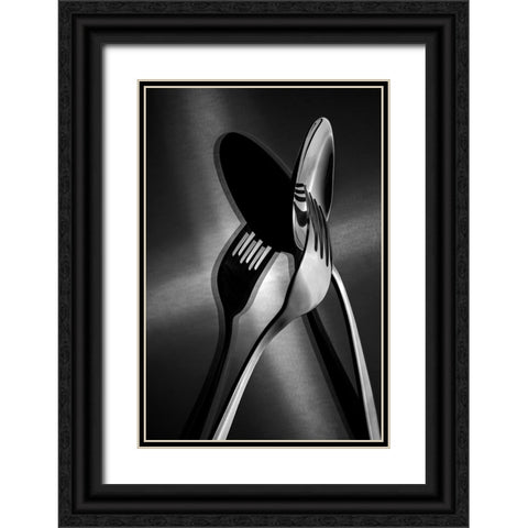 Intersection Black Ornate Wood Framed Art Print with Double Matting by Sefer, Emel