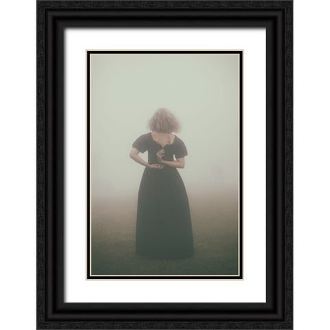 In the arms of fog Black Ornate Wood Framed Art Print with Double Matting by Saeidinia, Afshin