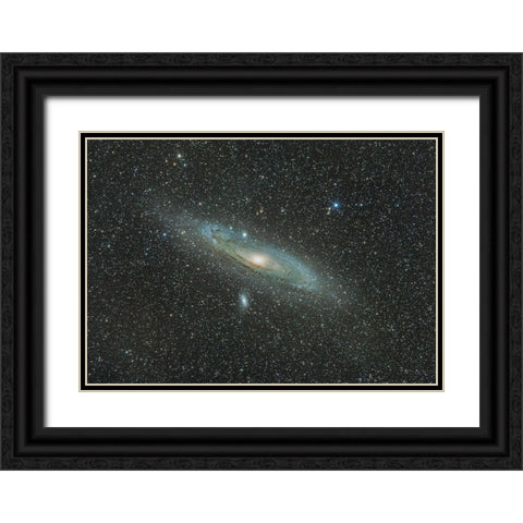 Andromede Black Ornate Wood Framed Art Print with Double Matting by Artemoff, Pierre