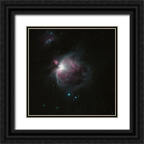 Orion Nebula Black Ornate Wood Framed Art Print with Double Matting by Hsi, Paul