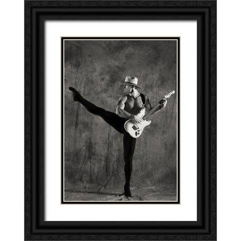 Modern Basil Black Ornate Wood Framed Art Print with Double Matting by Paritskiy, Oles