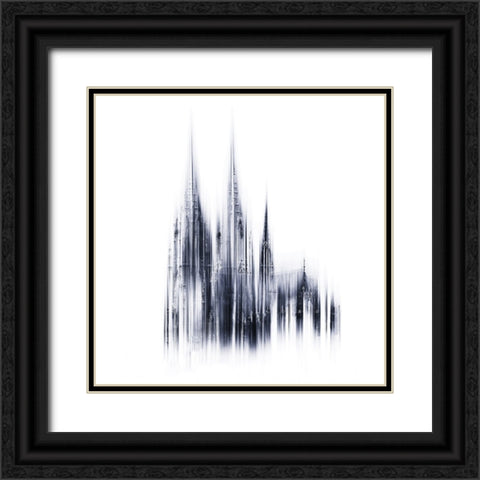 Cologne cathedral Black Ornate Wood Framed Art Print with Double Matting by Eisele, Stefan