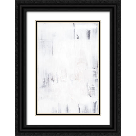 Acrylic Texture Black Ornate Wood Framed Art Print with Double Matting by Sawall, Anastasia