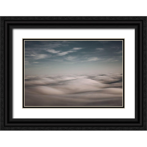 Above the Clouds Black Ornate Wood Framed Art Print with Double Matting by Mossholder, Tim