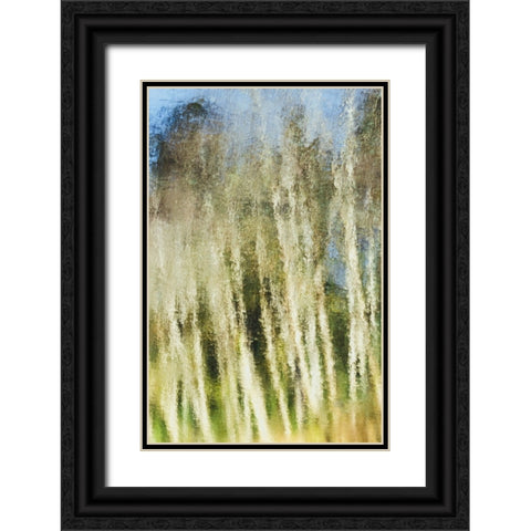 Acrylic Light Black Ornate Wood Framed Art Print with Double Matting by Saito, Misaki
