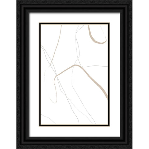 Gentle Moment Black Ornate Wood Framed Art Print with Double Matting by Sawall, Anastasia