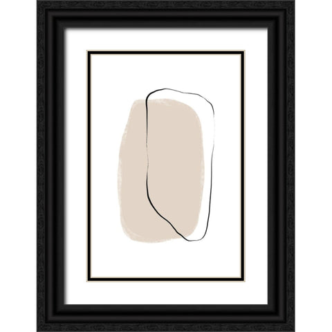 This is Real Black Ornate Wood Framed Art Print with Double Matting by Sawall, Anastasia