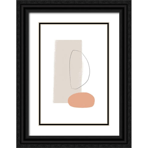 Feels Black Ornate Wood Framed Art Print with Double Matting by Sawall, Anastasia