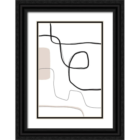 One Way or Another Black Ornate Wood Framed Art Print with Double Matting by Sawall, Anastasia