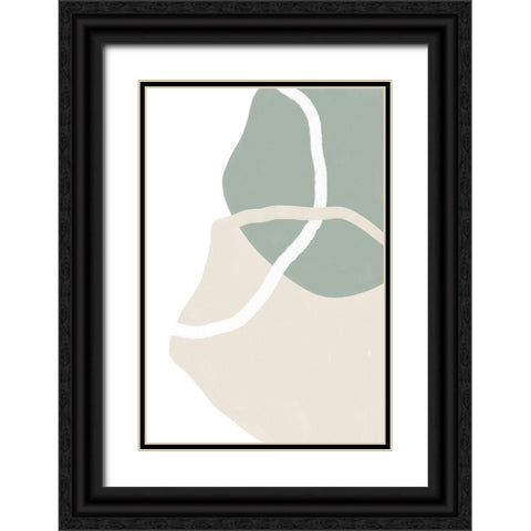 Free Forms Two and a half Black Ornate Wood Framed Art Print with Double Matting by Sawall, Anastasia
