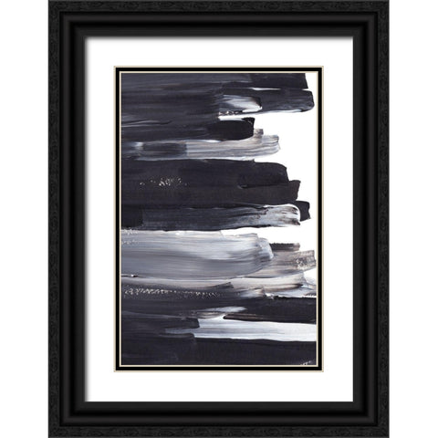 Wave after Wave Black Ornate Wood Framed Art Print with Double Matting by Sawall, Anastasia