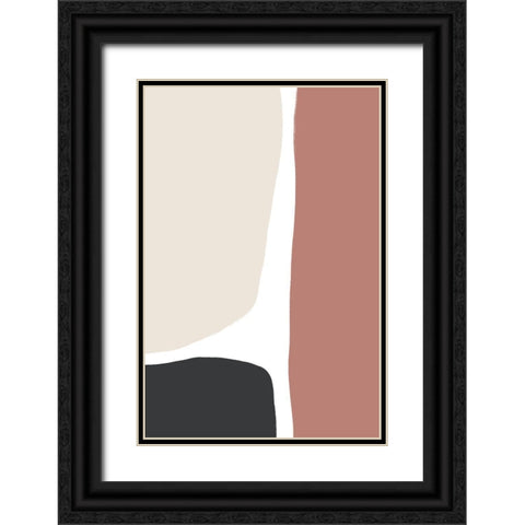 Natural Shades Trio Black Ornate Wood Framed Art Print with Double Matting by Sawall, Anastasia