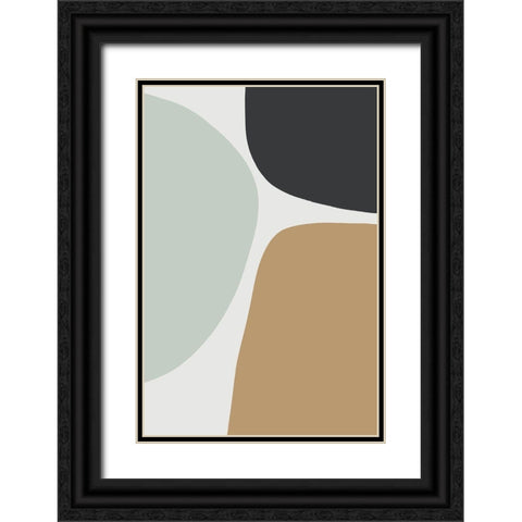 Natural Trio Black Ornate Wood Framed Art Print with Double Matting by Sawall, Anastasia