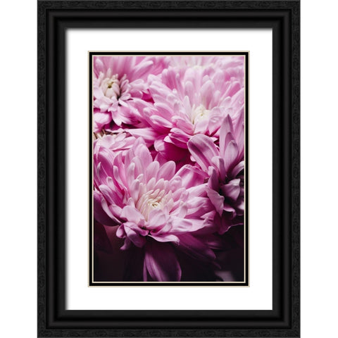 One of a kind Black Ornate Wood Framed Art Print with Double Matting by Sawall, Anastasia