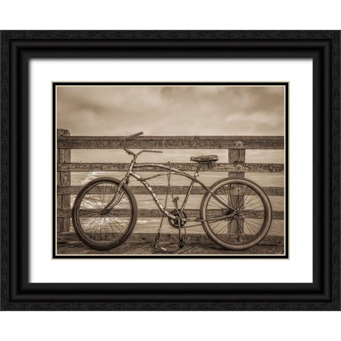 SomeoneS Treasure Black Ornate Wood Framed Art Print with Double Matting by Reames, Teri