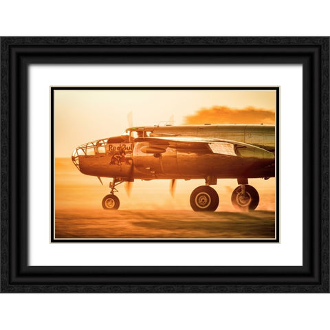 Sun ride Black Ornate Wood Framed Art Print with Double Matting by Wrobel, Piotr