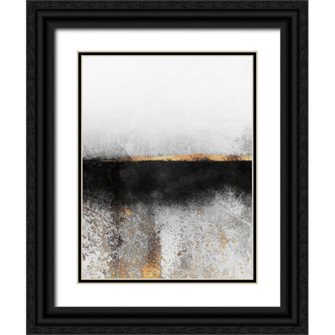 Soot And Gold Black Ornate Wood Framed Art Print with Double Matting by Fredriksson, Elisabeth