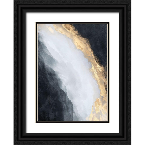 Stream Black Ornate Wood Framed Art Print with Double Matting by Fredriksson, Elisabeth