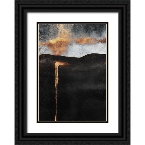 Ember Black Ornate Wood Framed Art Print with Double Matting by Fredriksson, Elisabeth