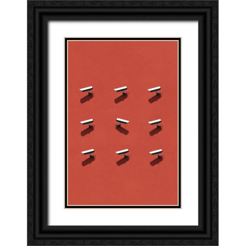 Orwell Black Ornate Wood Framed Art Print with Double Matting by Cederberg, Marcus