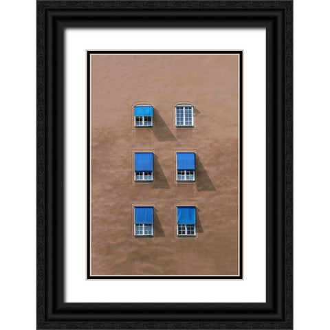 Blinds Black Ornate Wood Framed Art Print with Double Matting by Cederberg, Marcus