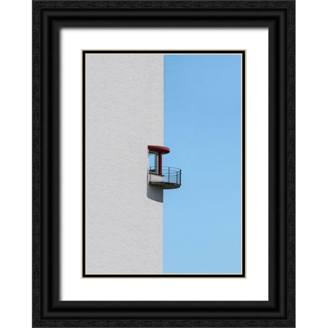 Half in half Black Ornate Wood Framed Art Print with Double Matting by Cederberg, Marcus