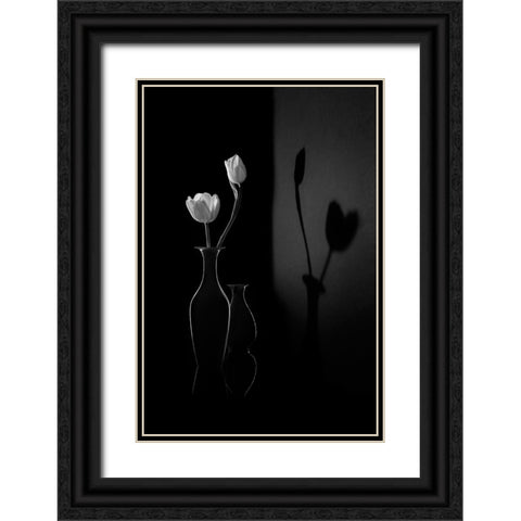 The Shadow of Spring Black Ornate Wood Framed Art Print with Double Matting by Zhang, Libby