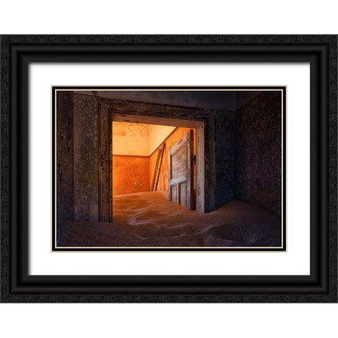 Kolmannskuppe Black Ornate Wood Framed Art Print with Double Matting by Zheng, Michael