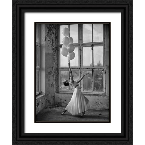 Seven days Black Ornate Wood Framed Art Print with Double Matting by Kapsha, Eduards