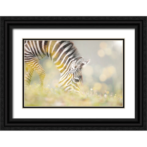 BREAKFAST Black Ornate Wood Framed Art Print with Double Matting by Concepcion Alvarado, Jesus