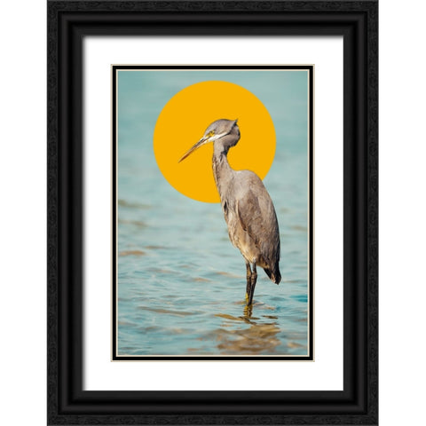 The Saint Black Ornate Wood Framed Art Print with Double Matting by Hossameldin, Hany