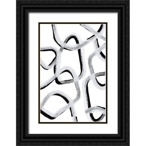 Make you stay Black Ornate Wood Framed Art Print with Double Matting by Sawall, Anastasia