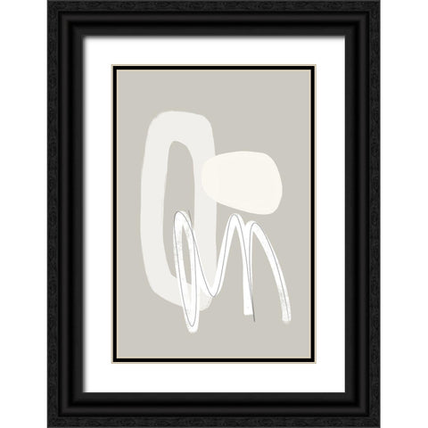 Now or Never Black Ornate Wood Framed Art Print with Double Matting by Sawall, Anastasia