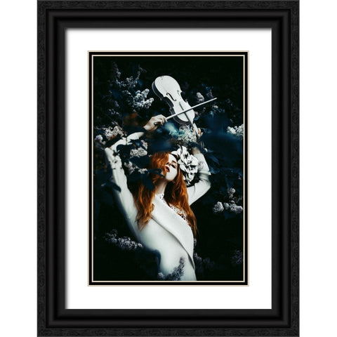 Endless Melody Black Ornate Wood Framed Art Print with Double Matting by Bolgov (Axe), Ruslan