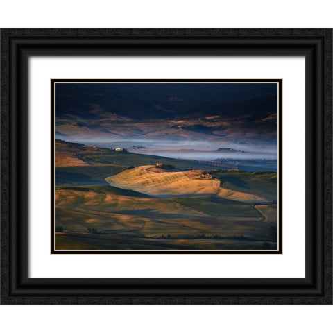 Toscana Amore Mio Black Ornate Wood Framed Art Print with Double Matting by Leinemann, Ulrike