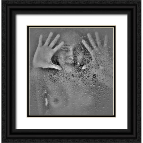 Untitled Black Ornate Wood Framed Art Print with Double Matting by Andreescu, Cristian