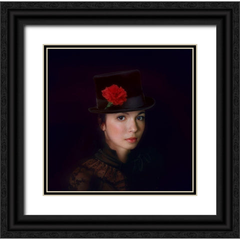 ****** Black Ornate Wood Framed Art Print with Double Matting by Melik-Nubarova, Svetlana